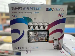 4 Channel Smart Wireless Wifi PTZ Security CCTV Camera With Screen