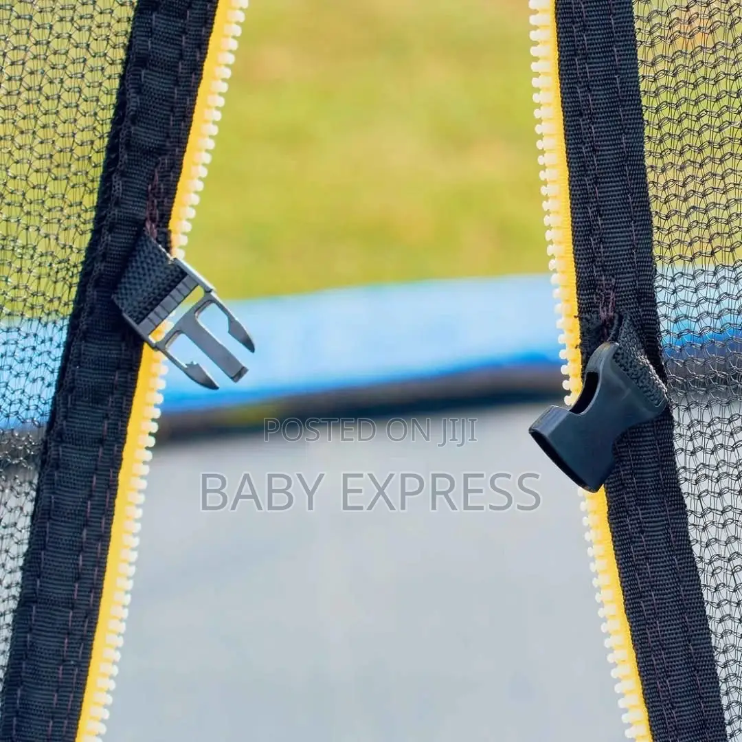 8ft Heavy-Duty Trampoline With Safety Net Ladder – Strong Safe
