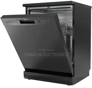 Midea Free Stand | Dishwasher 12 Place Settings | Wqp12-5201g(S) Black
