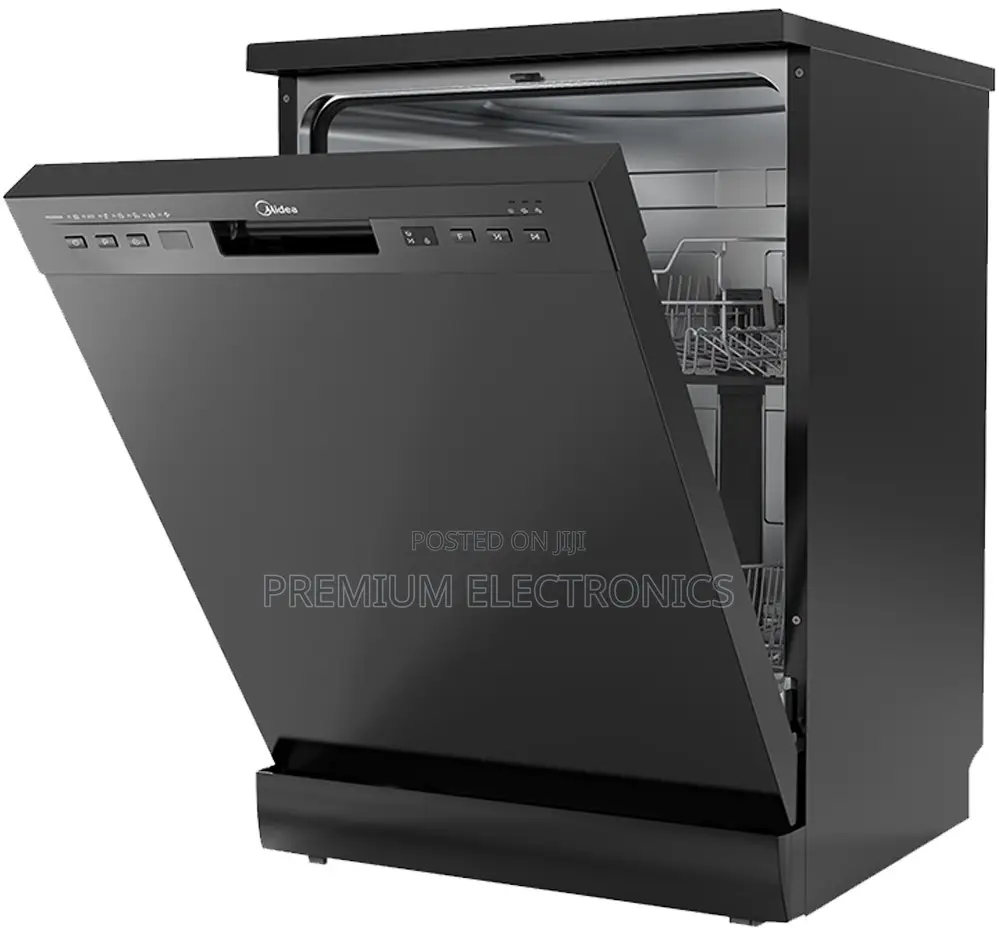 Midea Free Stand | Dishwasher 12 Place Settings | Wqp12-5201g(S) Black