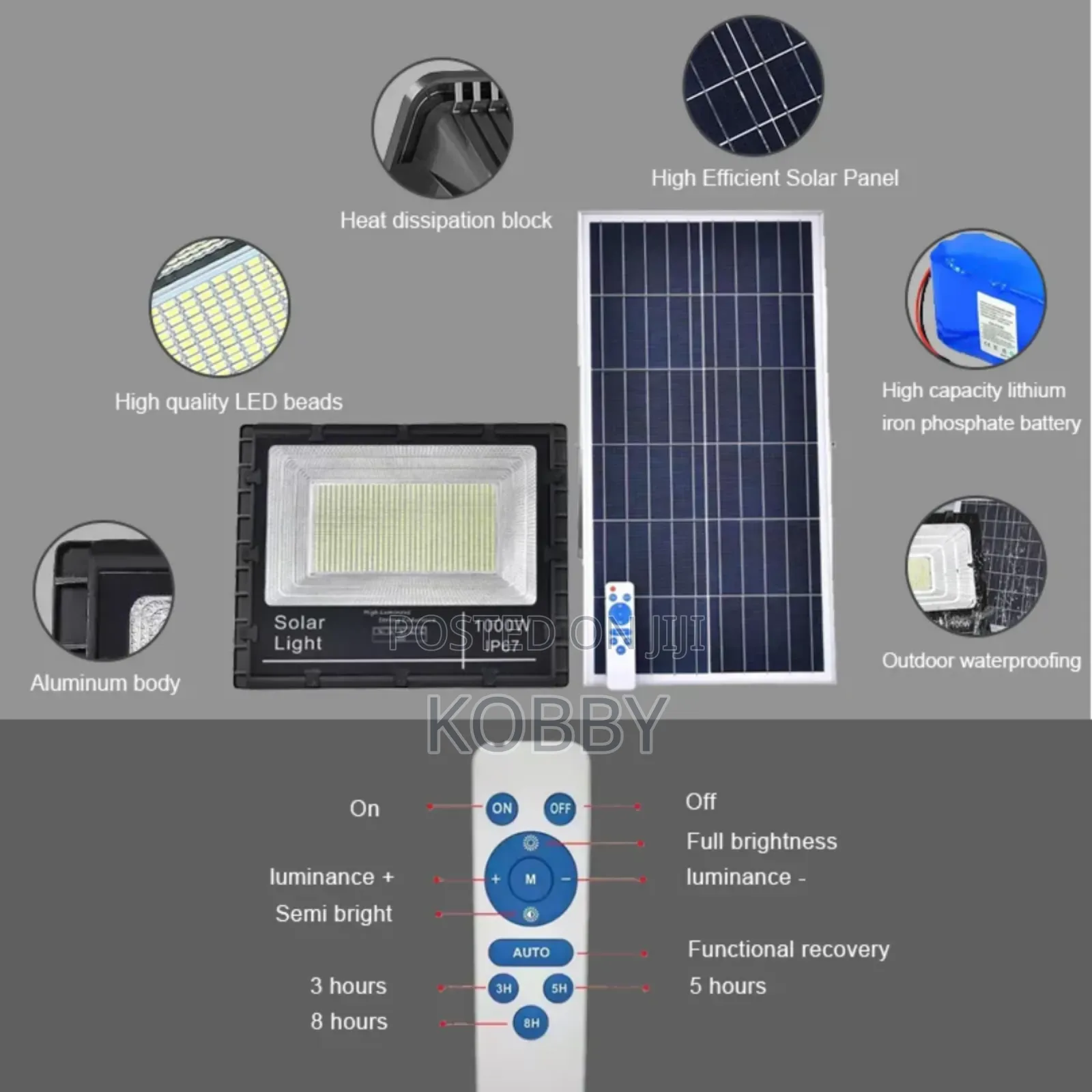Led Solar Flood Lights [120w 200w 300w]