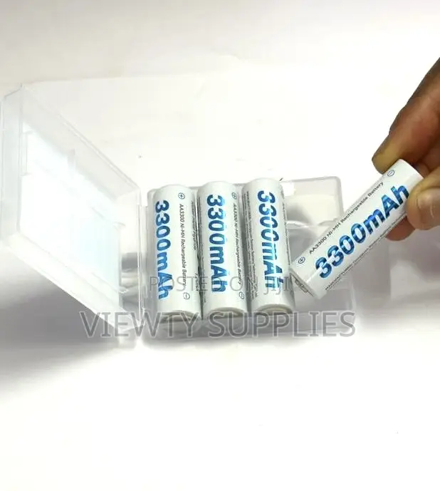 High Capacity Rechargeable Aa Battery With 4 Bay Aa/Aaa + Usb Charger