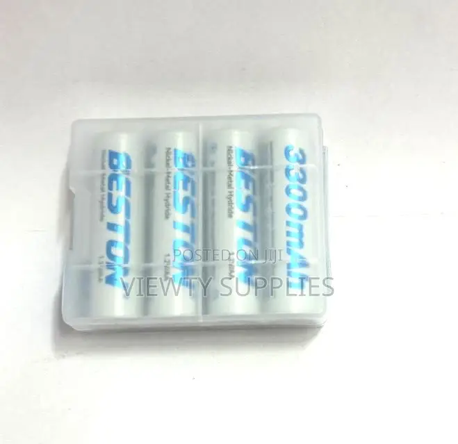 High Capacity Rechargeable Aa Battery With 4 Bay Aa/Aaa + Usb Charger