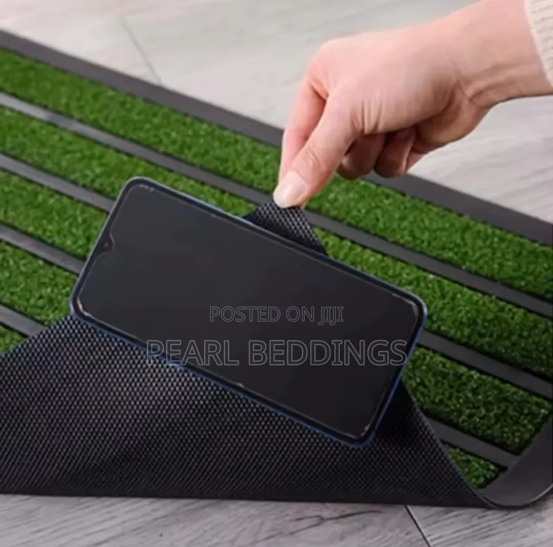 Welcome Guests With Luxury and Cleanliness Grass Strip Doormat