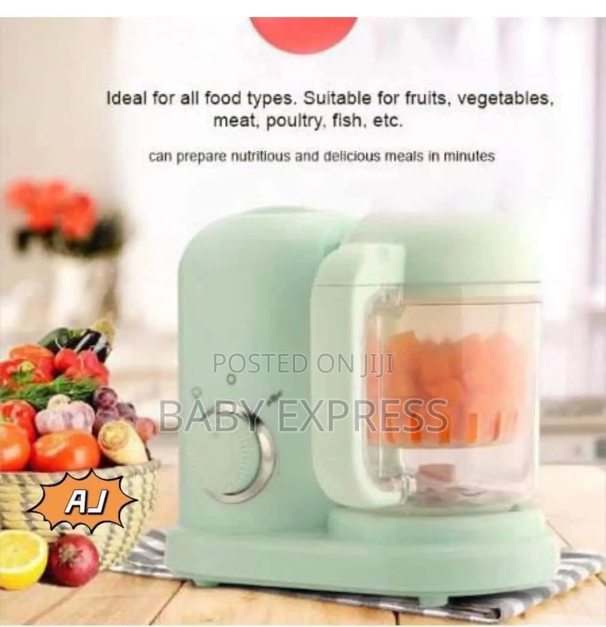 Baby Food Processor (Steamer + Blender)