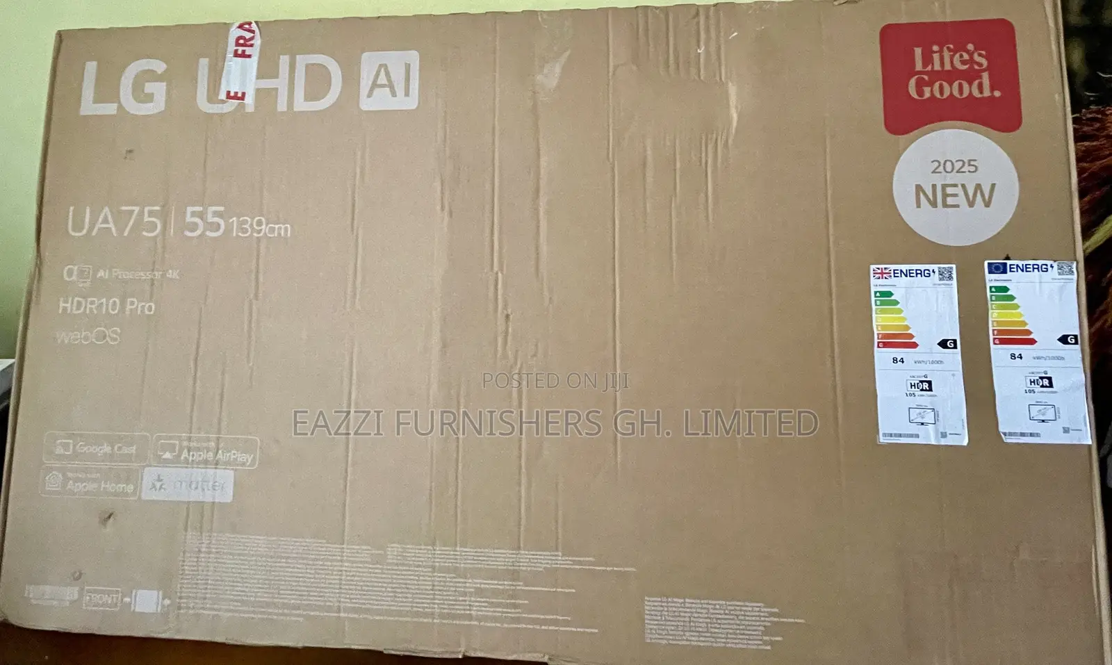 55au75 Lg 55 Inch Uhd HRD Pro+ Smart Satellite Game Optimiser Uk Tv