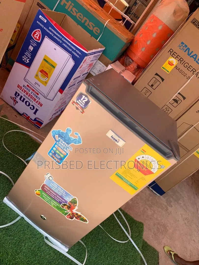 Icona Table Top Fridge 85 Litres Gold
