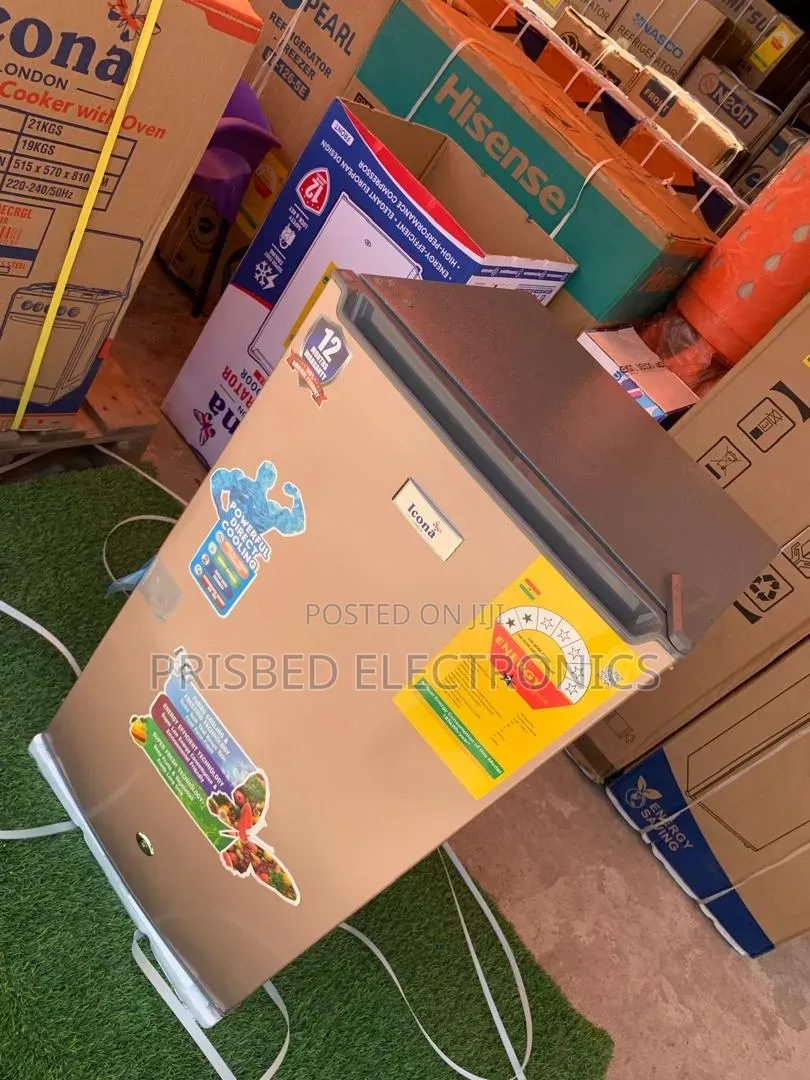 Icona Table Top Fridge 85 Litres Gold