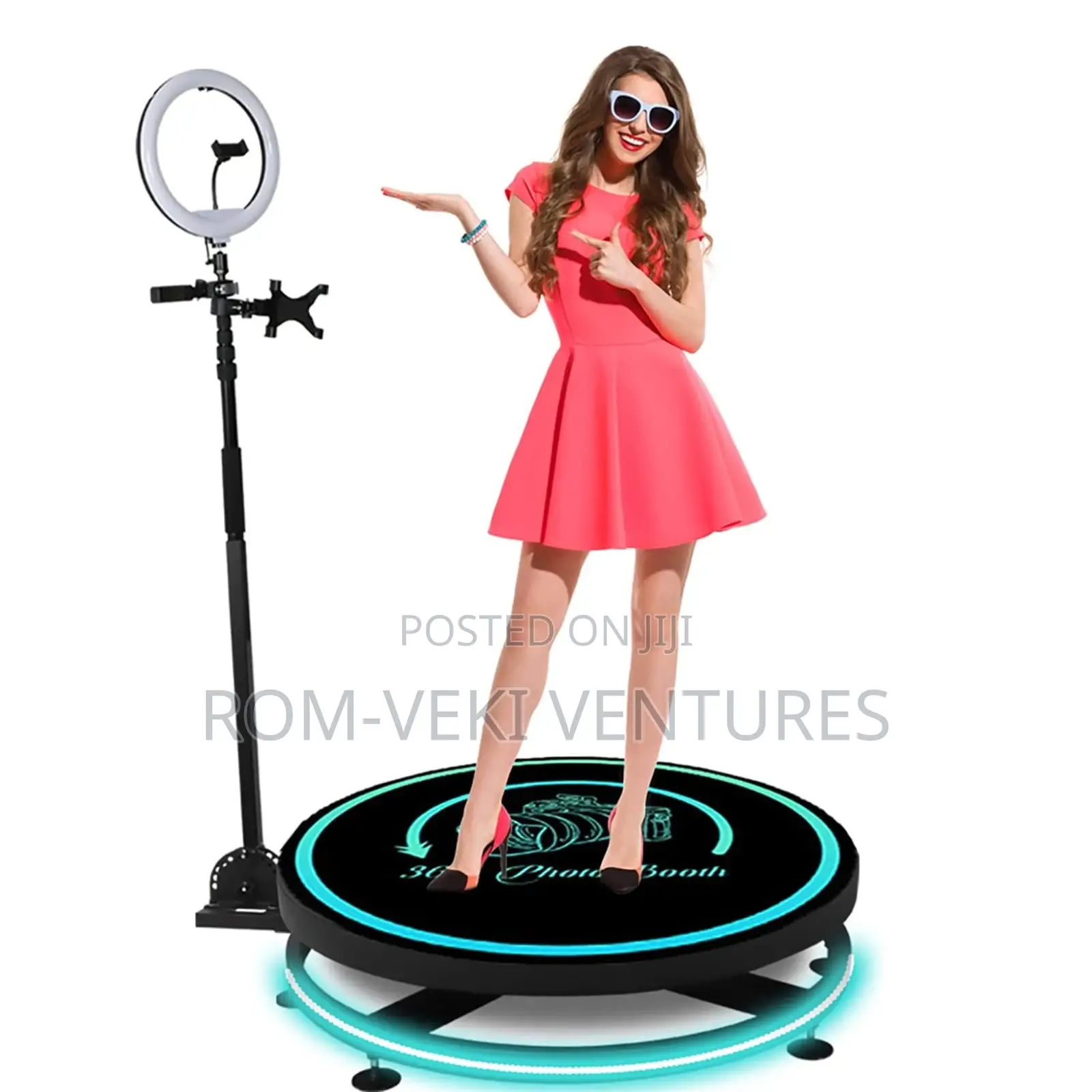 360 Video Booth For Rent 115cm