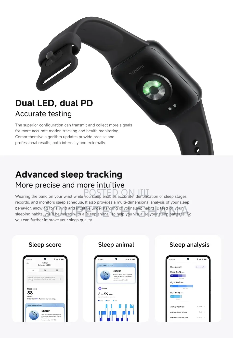 Xiaomi Smart Band 9 Pro – Amoled Display, GPS Health Tracking