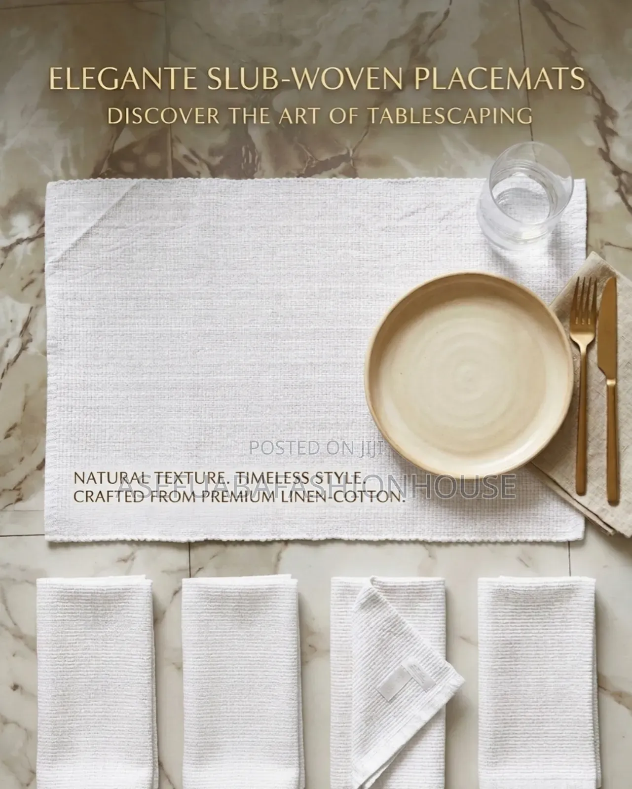 4pcs/Set Place Mats For Dining Tables And 2pcs/ Set Sofa Pillow Covers