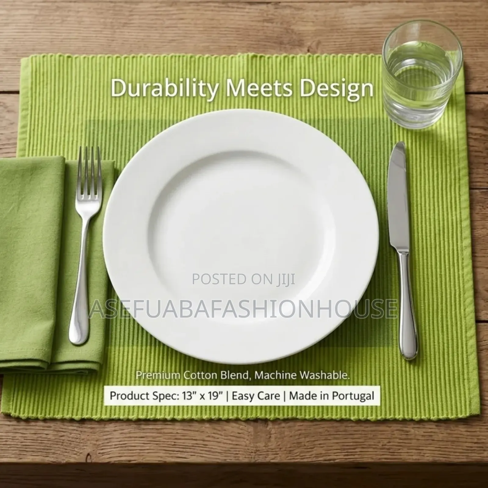 4pcs/Set Place Mats For Dining Tables And 2pcs/ Set Sofa Pillow Covers