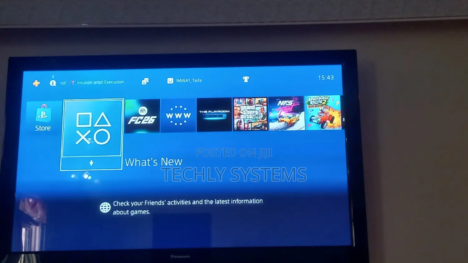 Ps4 Console With Controllers