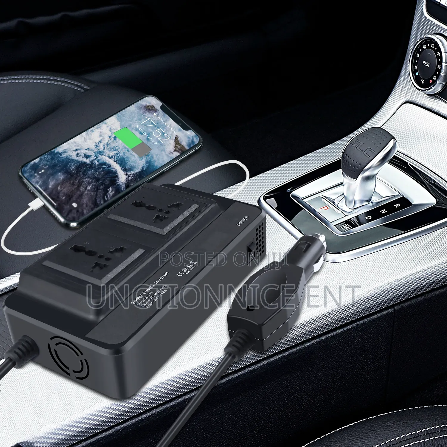 Meind 200w Car Power Inverter 12v Dc To 220v Ac Converter For Car