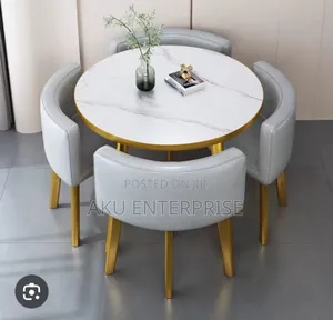 Dinning Table With Chairs Space Saving