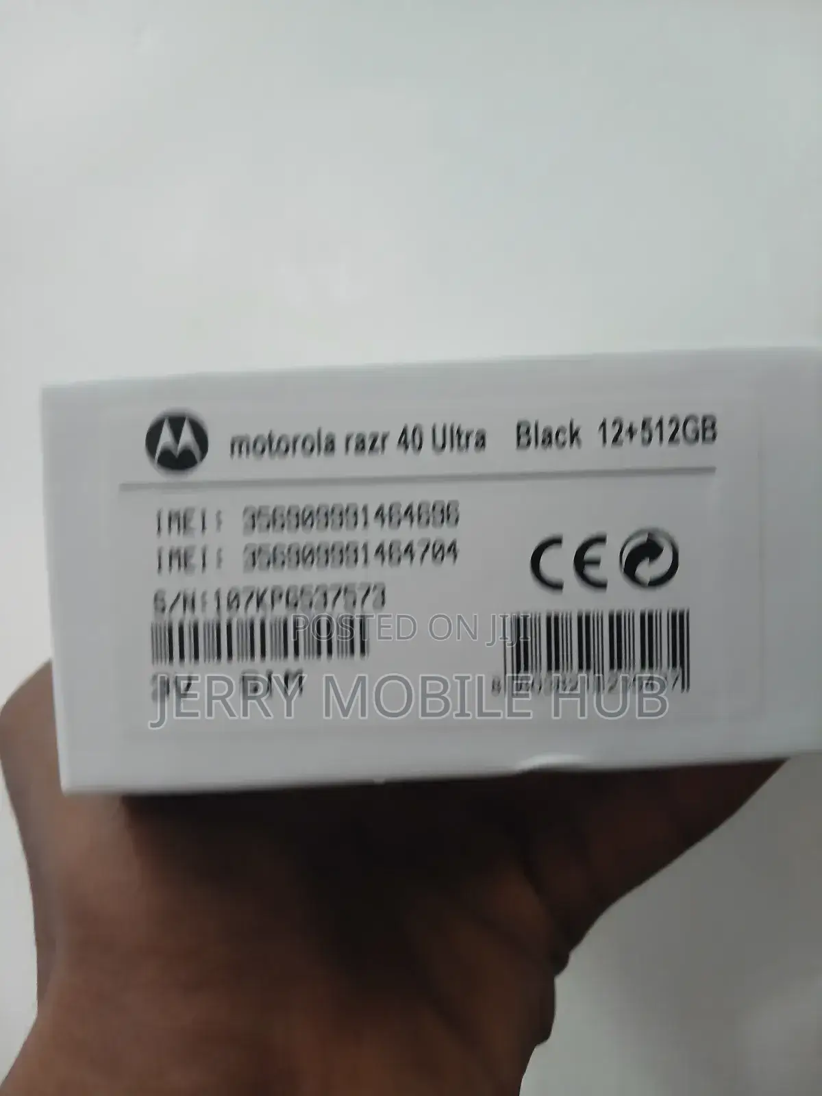 New Motorola Razr 40 Ultra 512 GB Black