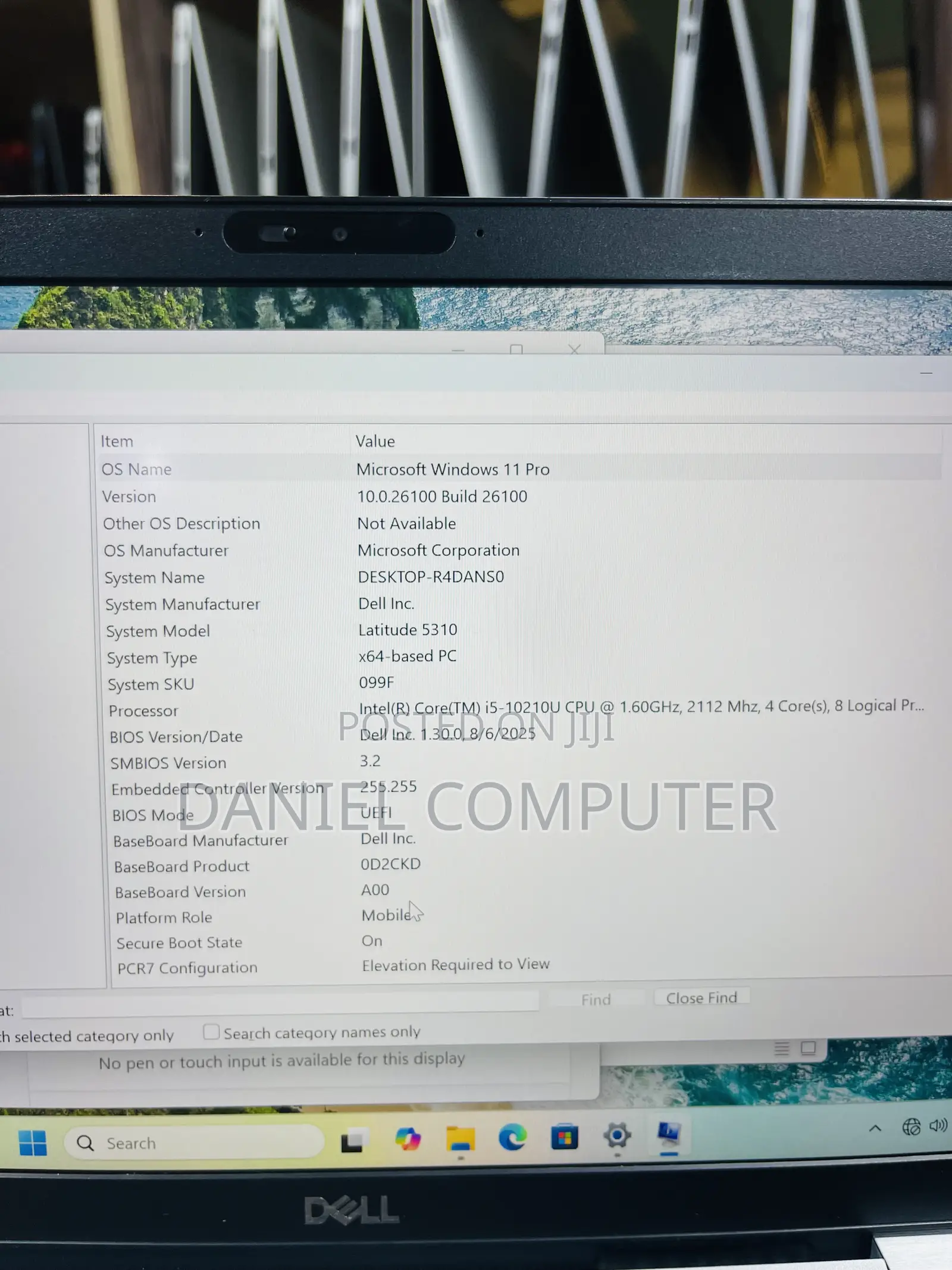 Laptop Dell Latitude 5310 8GB Intel Core i5 SSD 256GB