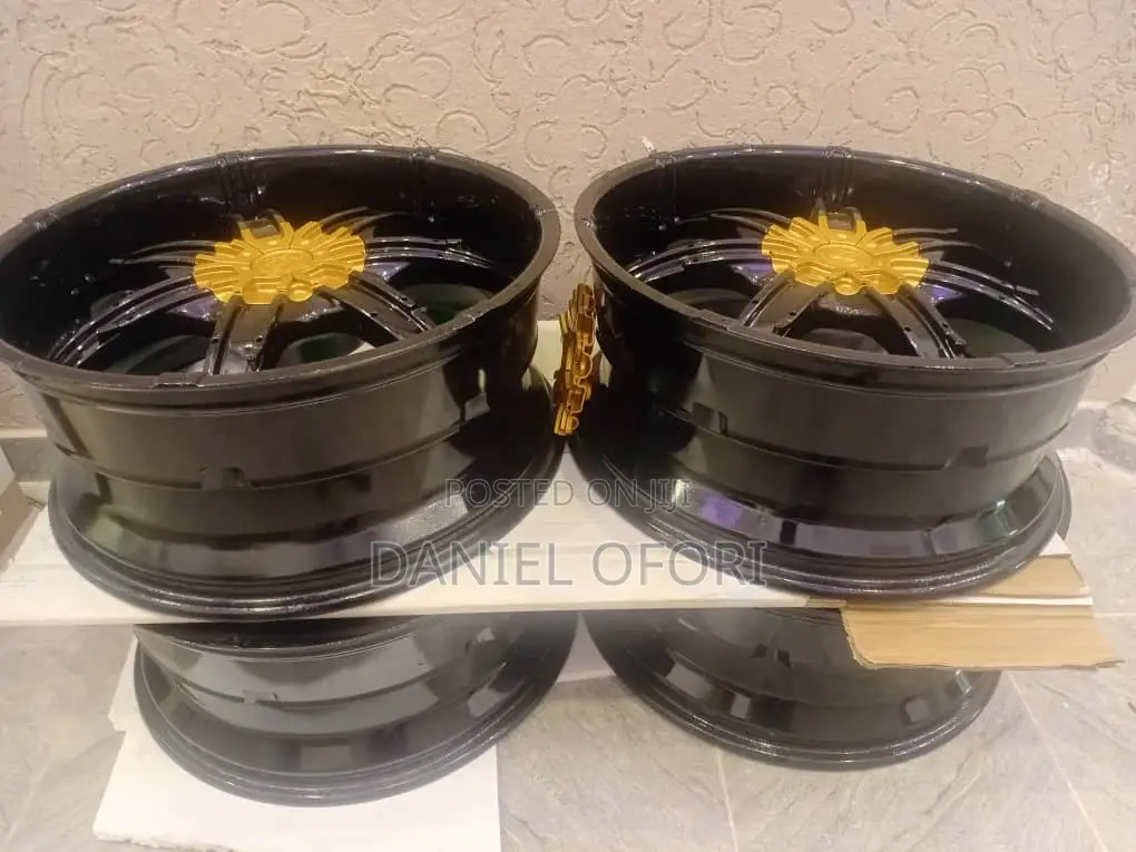 R22 Black Alloy Rims (6 Holes 6x139.7) – Clean Strong
