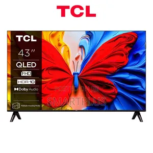 43-Inch TCL Metallic Bezel -Less Slim Qled Full Hd Smart Tv .