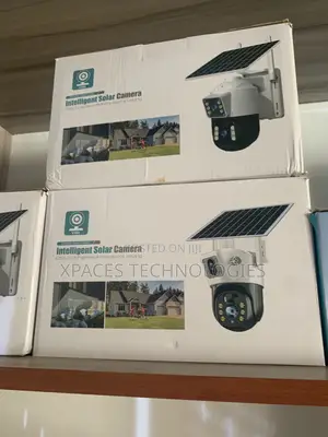 8mp V380 Dual Lens Solar PTZ Wi-Fi Camera