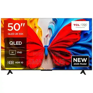 A 50-Inchtcl Smart Tv Featuring (Quantum Dot) Display Technology .