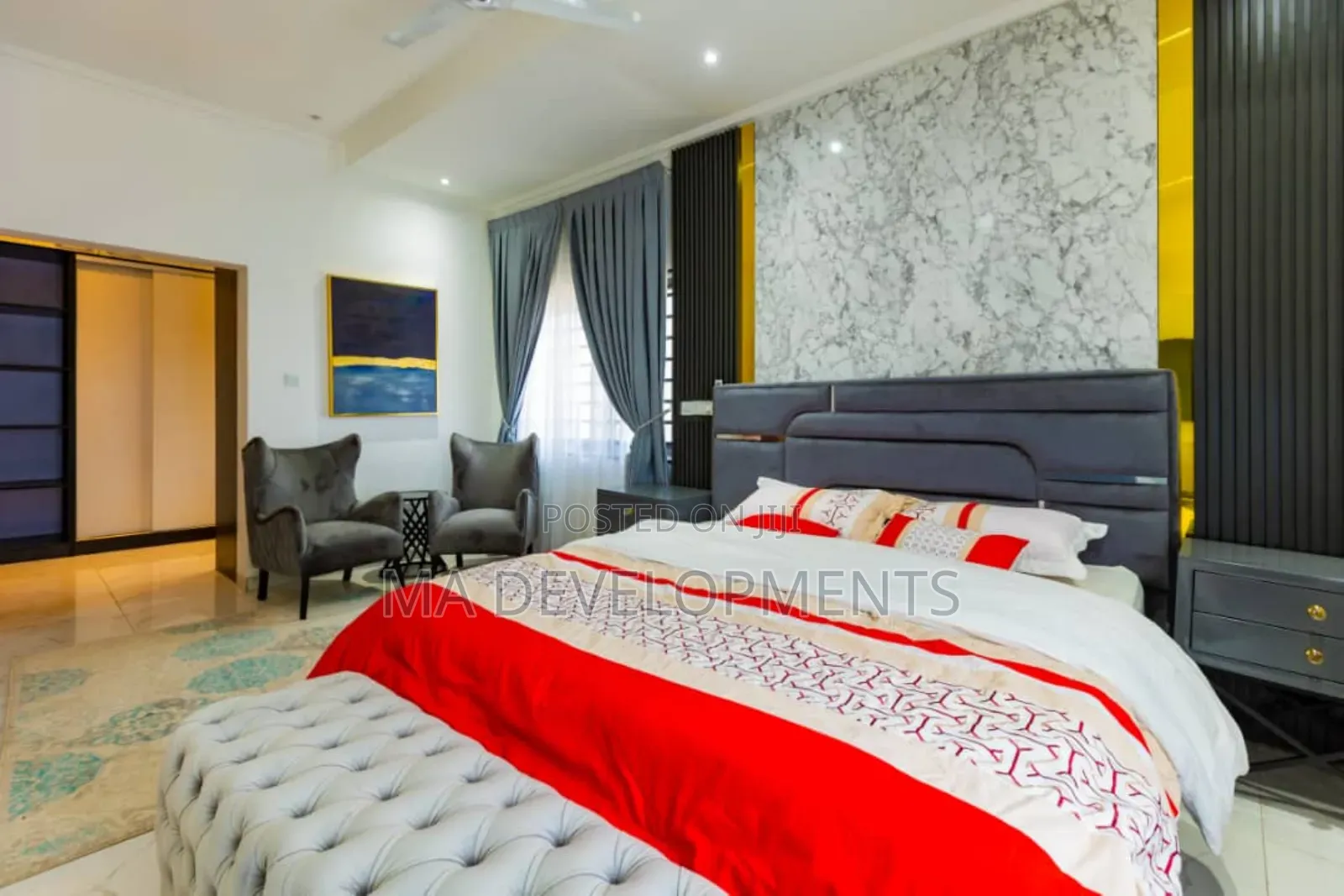Furnished 4bdrm Townhouse / Terrace in Mile 7 Achimota for rent