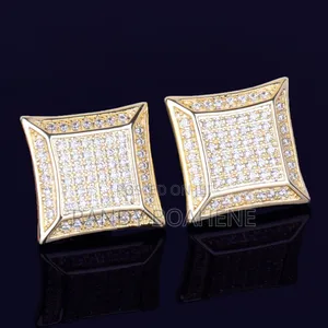 15mm Square Earrings For Men/Women