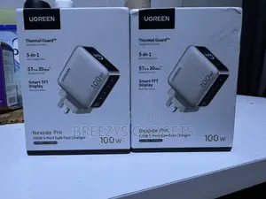 Ugreen Nexode Pro 100w Gan Charger With Smart Display Qc4.0 Pd 3.0 Usb