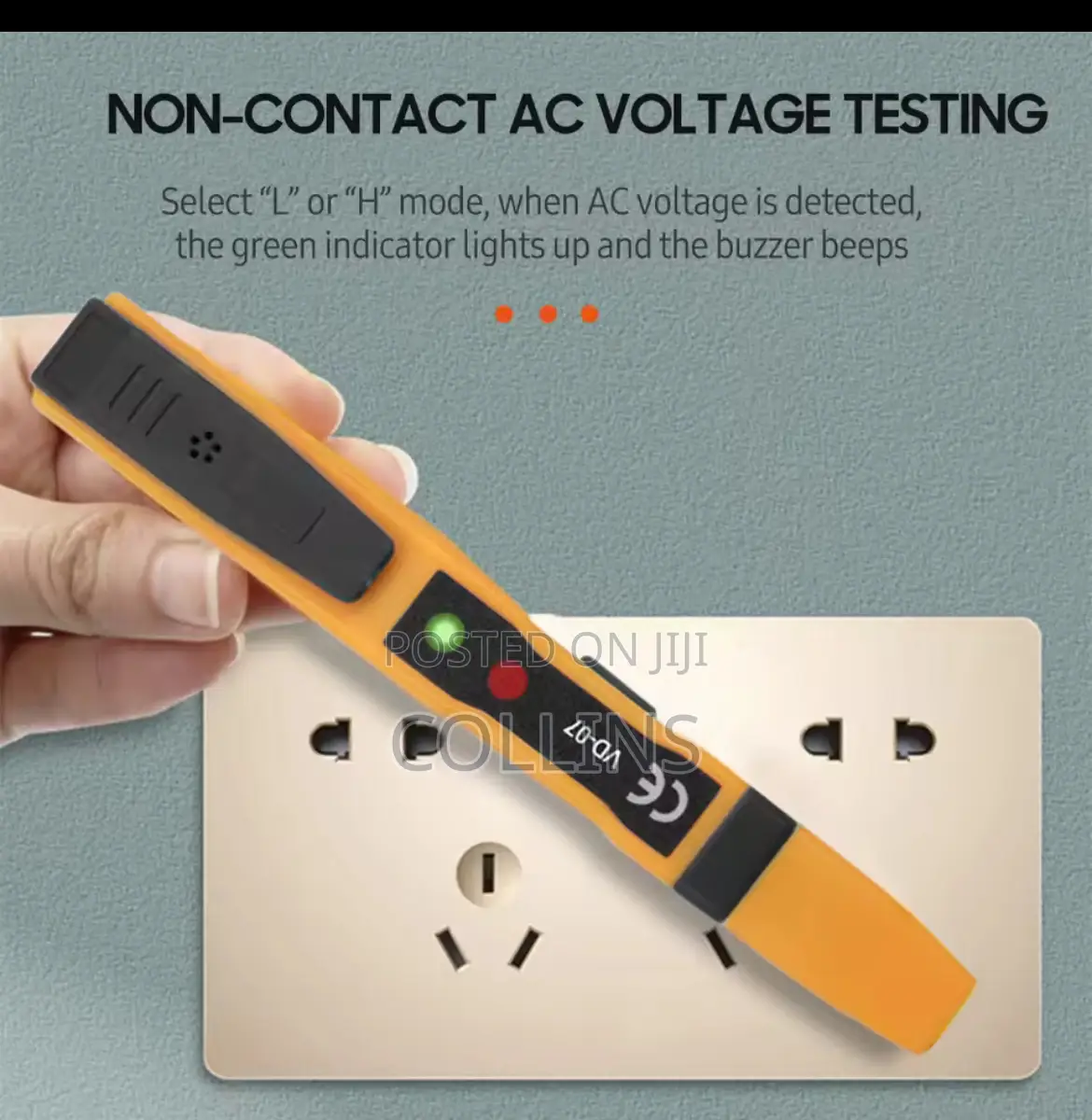 Non-Contact Inductive Ac/Dc Voltage Meter Electric Compact Pen