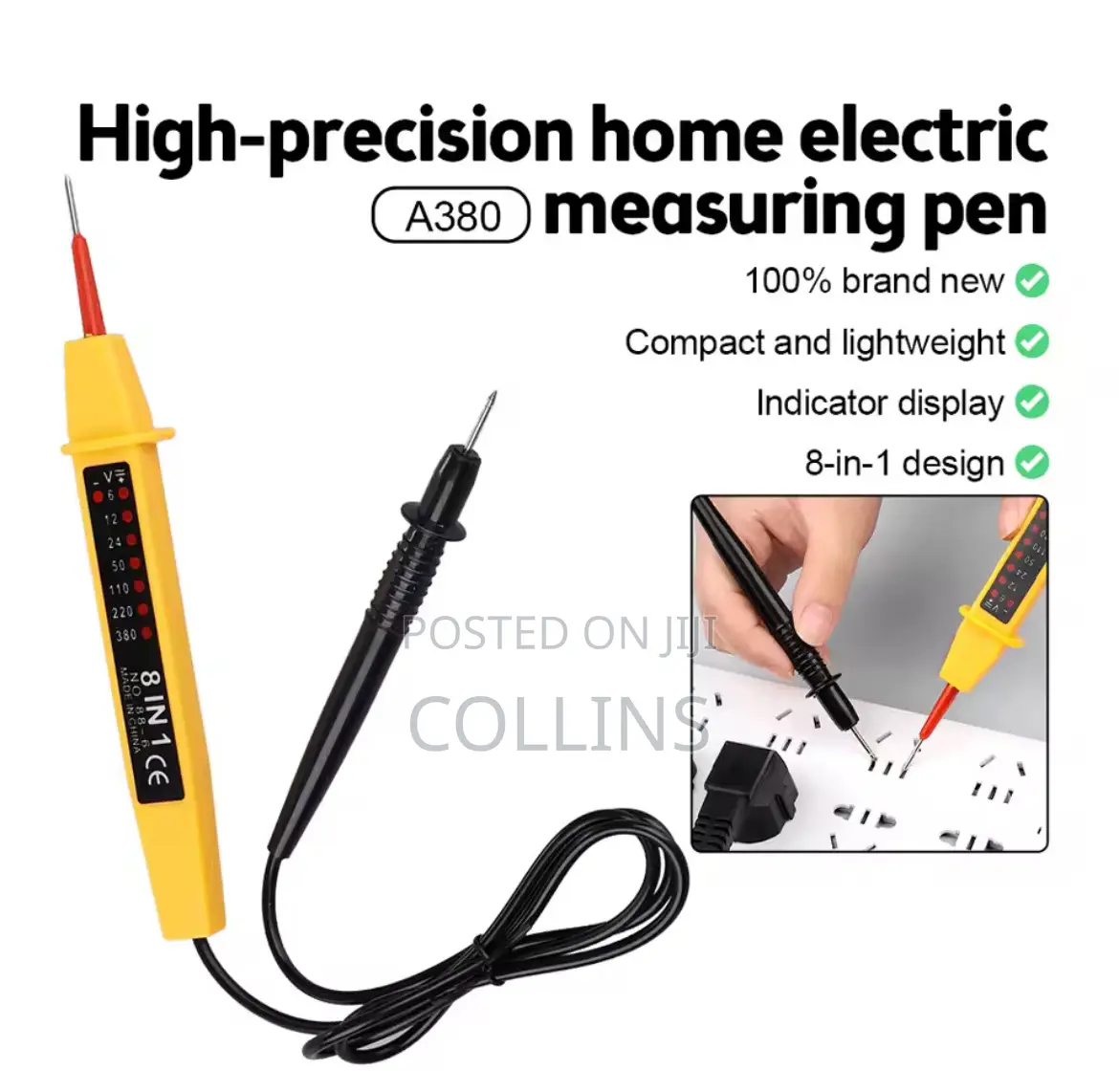 Ac/ Dc Tester 6 to 500 V