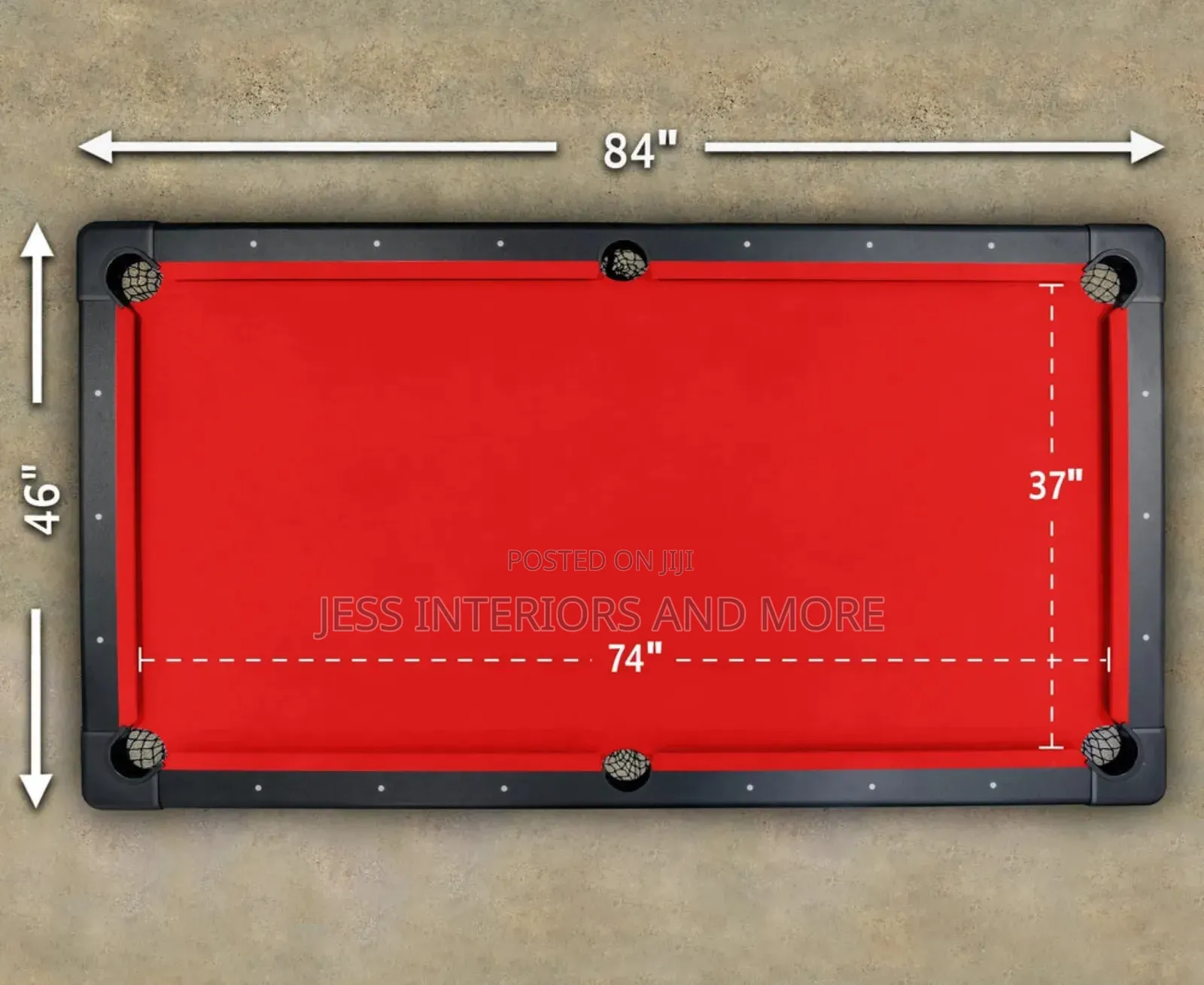 Pool Table - Foldable Design 7ft X 3.5ft