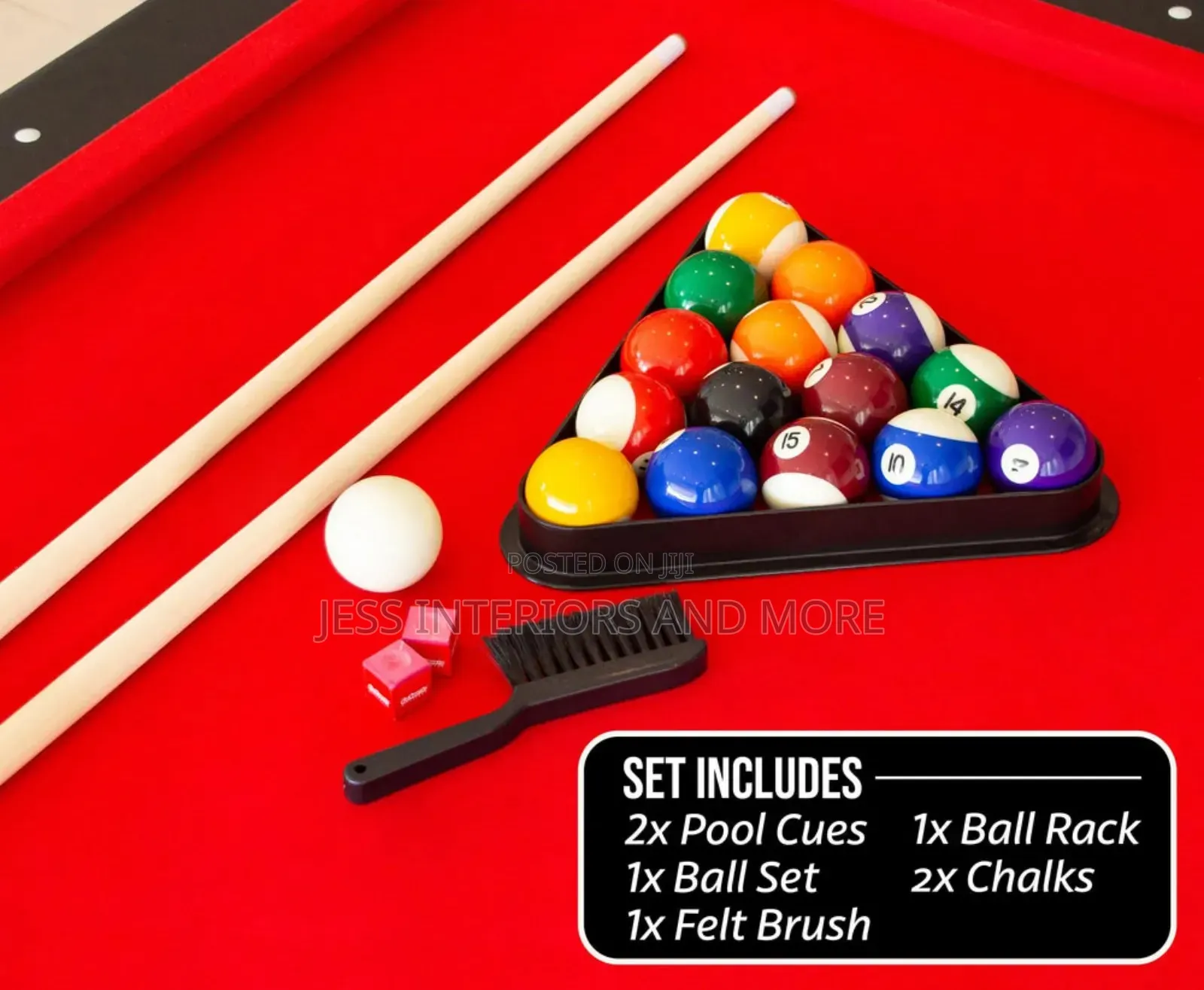 Pool Table - Foldable Design 7ft X 3.5ft