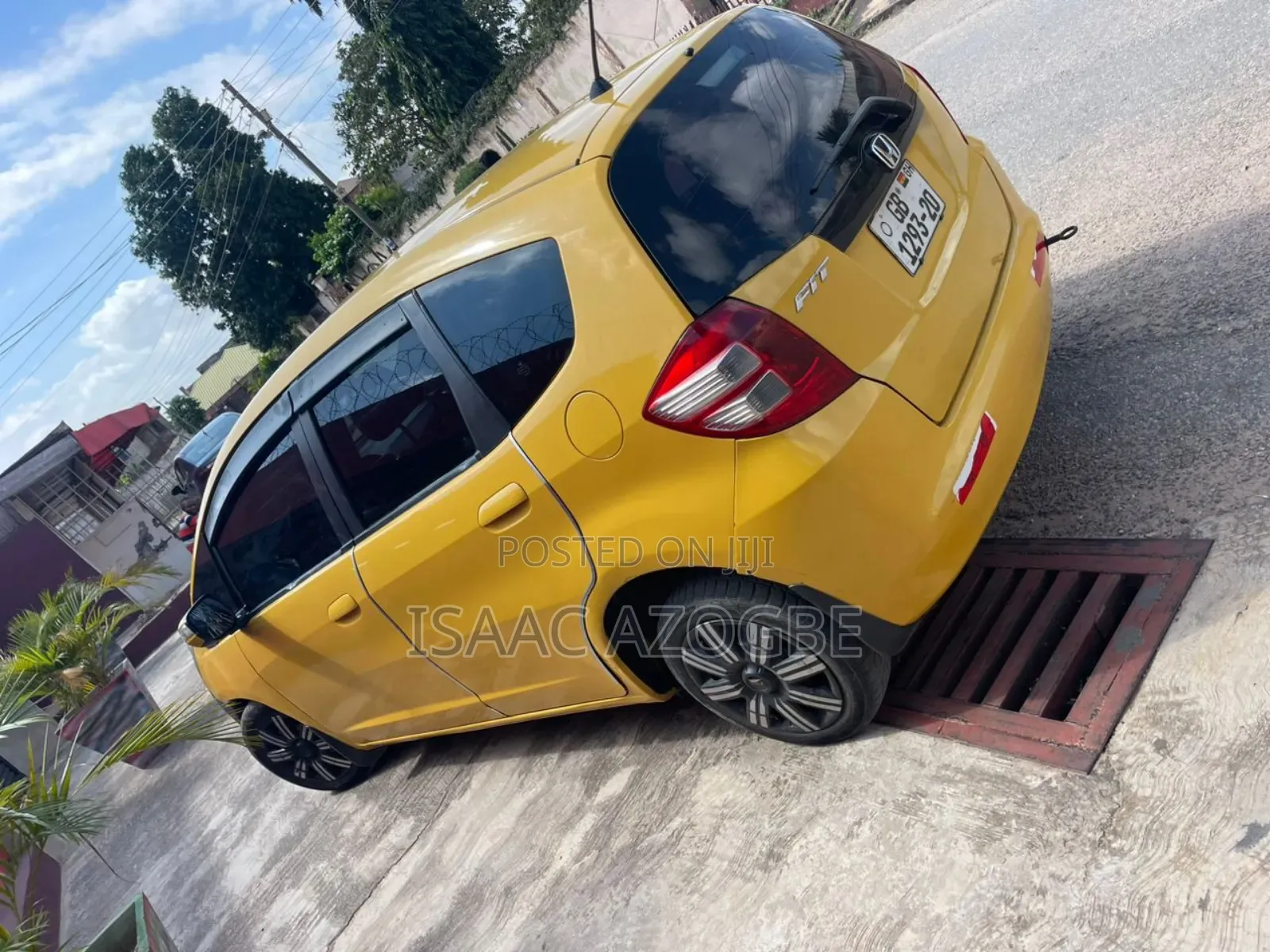 Honda Fit Automatic 2008 Yellow