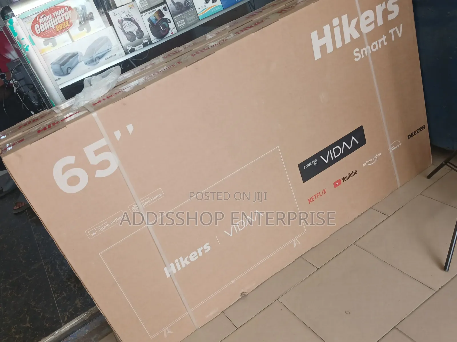 Hikers 65 Inches Vidaa Smart Uhd Frameless With Bluetooth