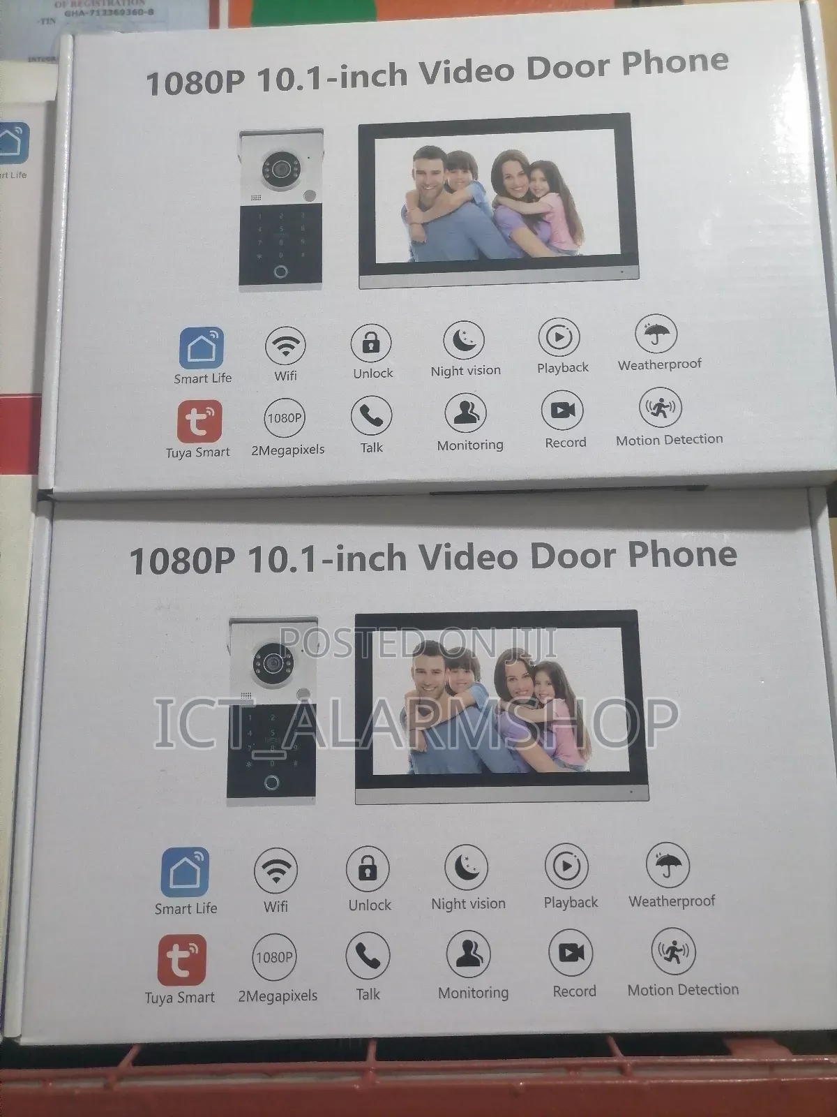 10.1 Inch Video Doorbell Intercom Kit