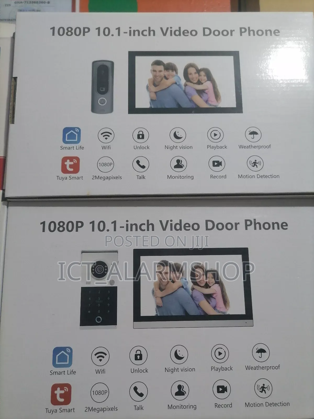 10.1 Inch Video Doorbell Intercom Kit
