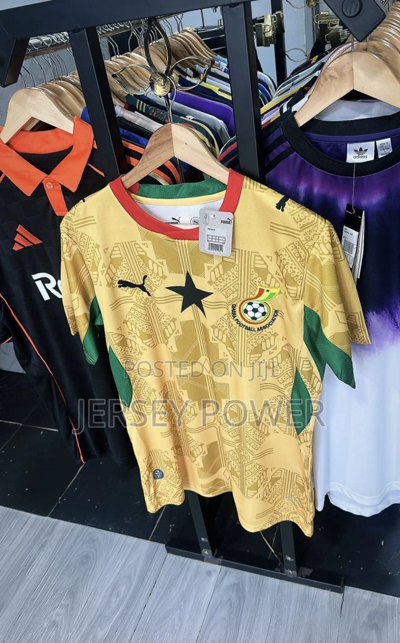 Ghana World Cup 26 Away Gold/Yellow Jersey