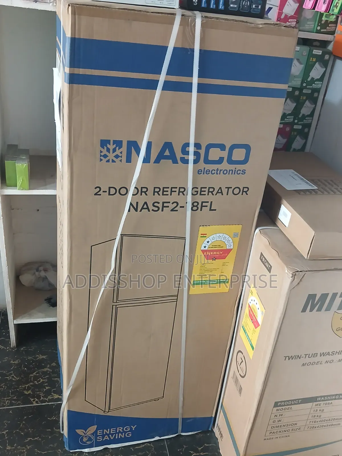 Nasco Refrigerator Double 158 Liters