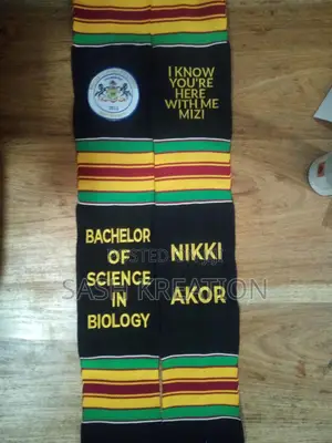 Woven Cotton Kente Sash