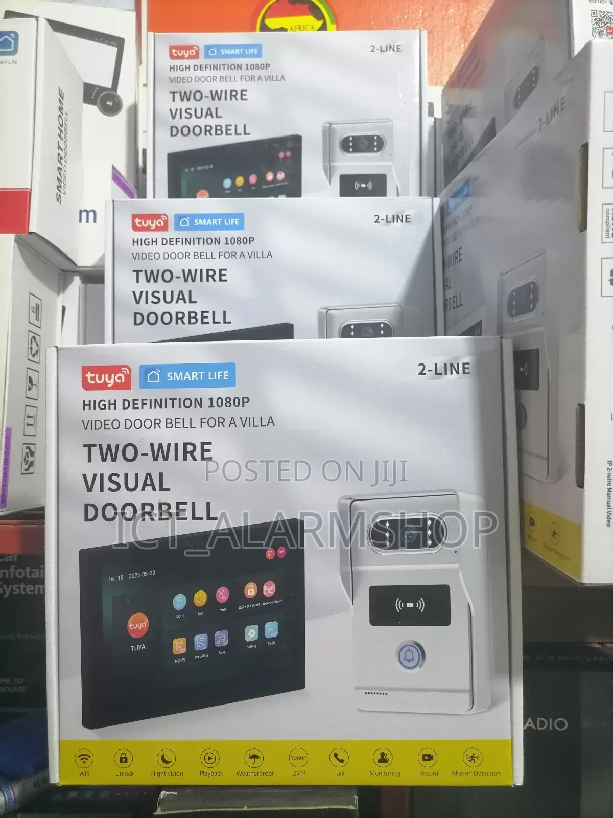 7-Inch Tuya Smart Life 1080p Video Door Bell