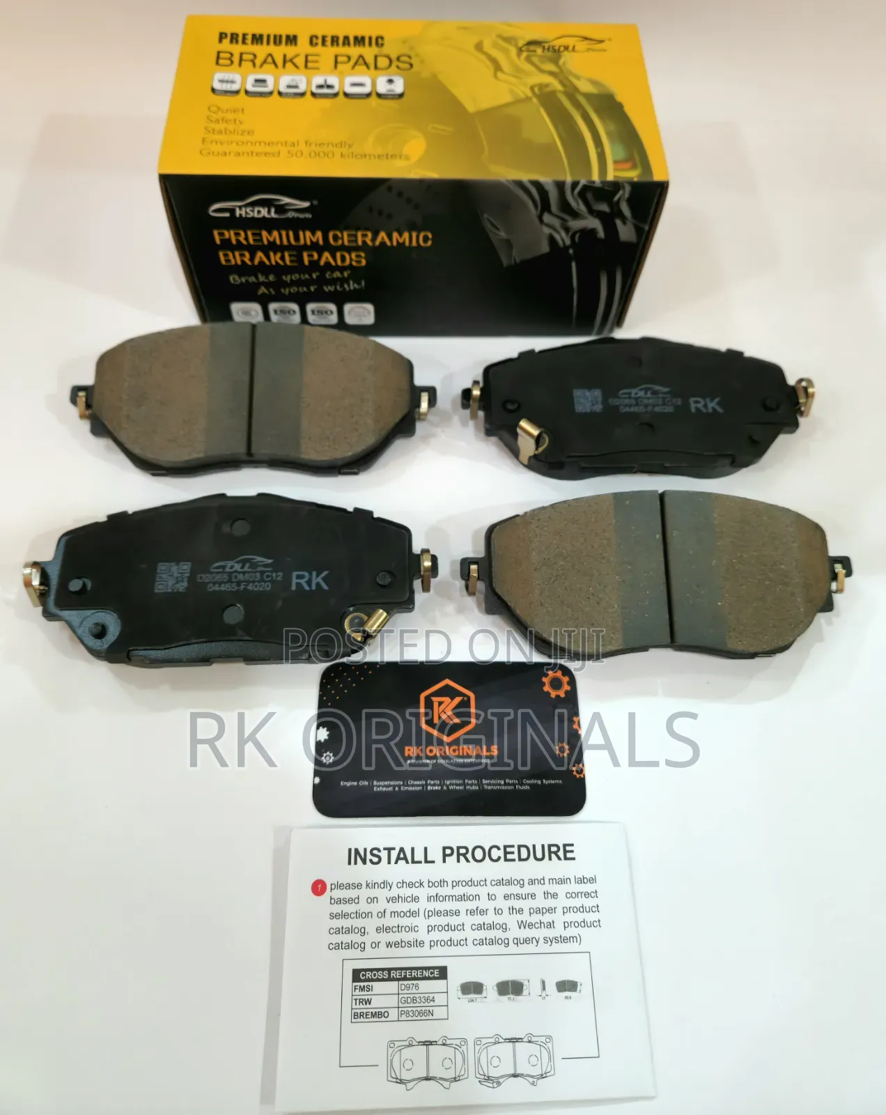 Toyota Ch-R 18-22 Ceramic Front Brake Pad From Korea .
