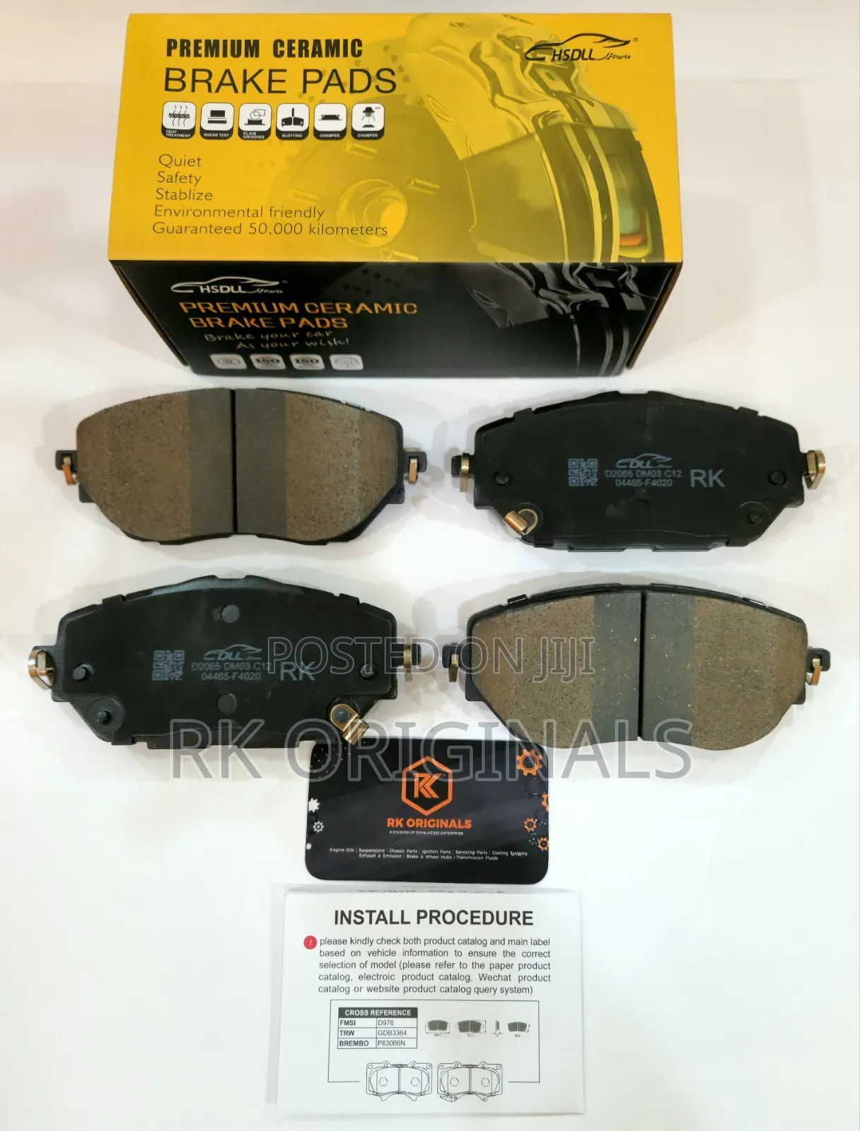 Toyota Ch-R 18-22 Ceramic Front Brake Pad From Korea .