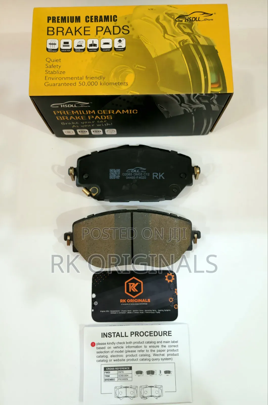 Toyota Ch-R 18-22 Ceramic Front Brake Pad From Korea .