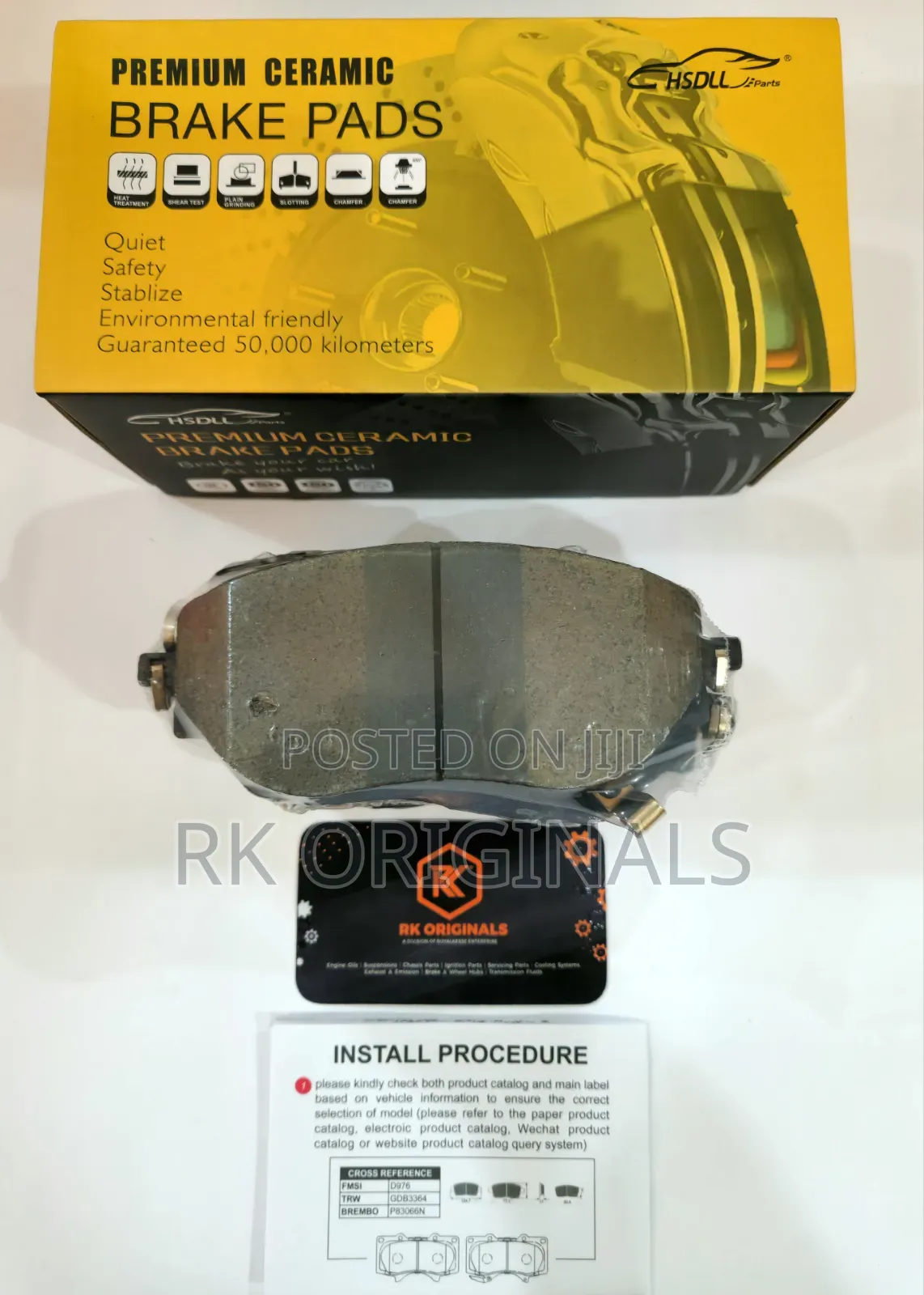 Toyota Ch-R 18-22 Ceramic Front Brake Pad From Korea .