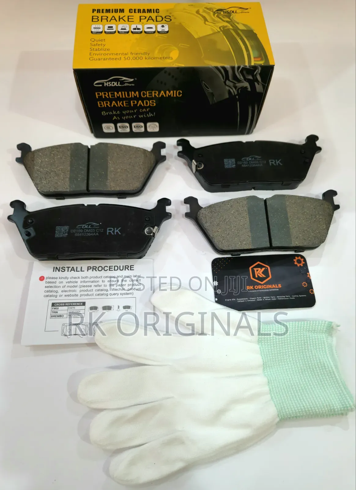 Ram 1500 19-25/Wagoneer 22-25 Ceramic Back Brake Pad From Korea