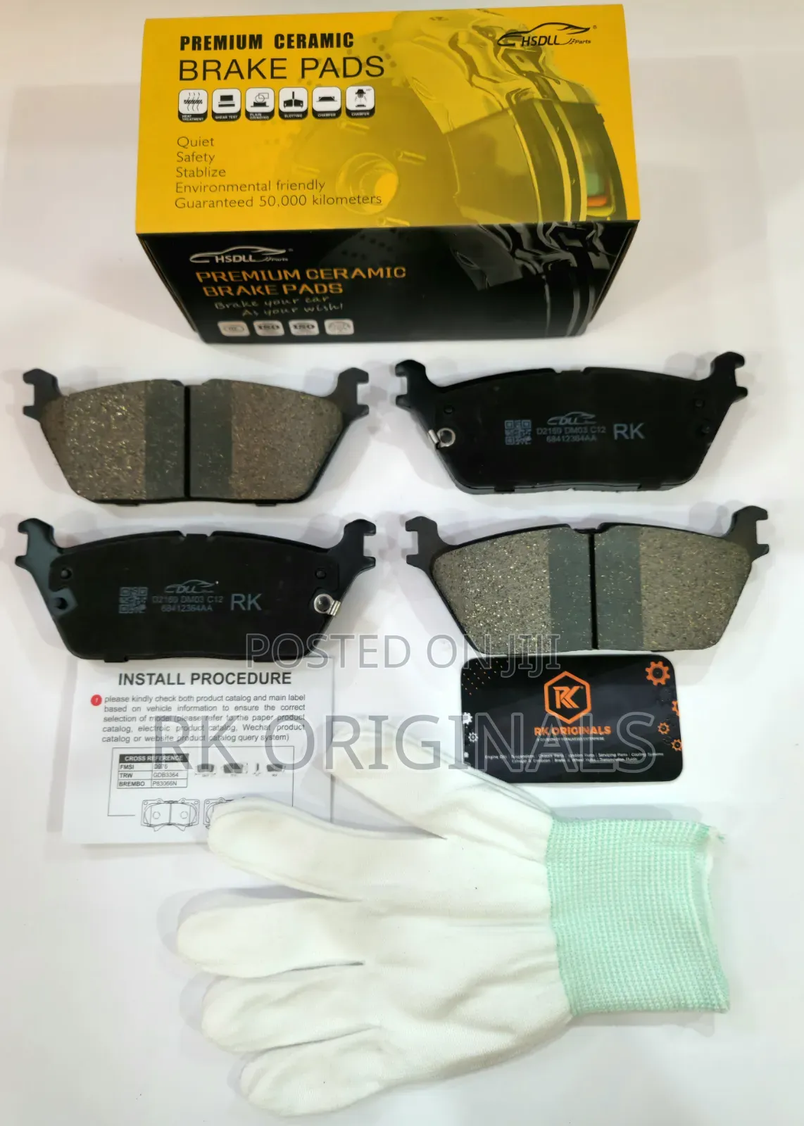 Ram 1500 19-25/Wagoneer 22-25 Ceramic Back Brake Pad From Korea