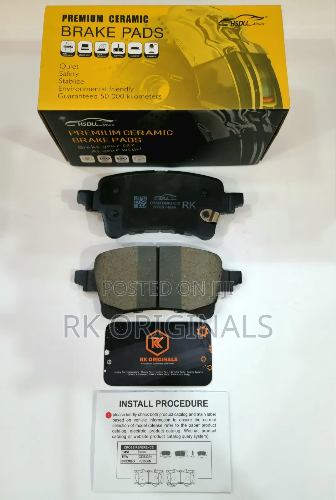 Wrangler/Gladiator 20-25 Ceramic Back Brake Pad From Korea .