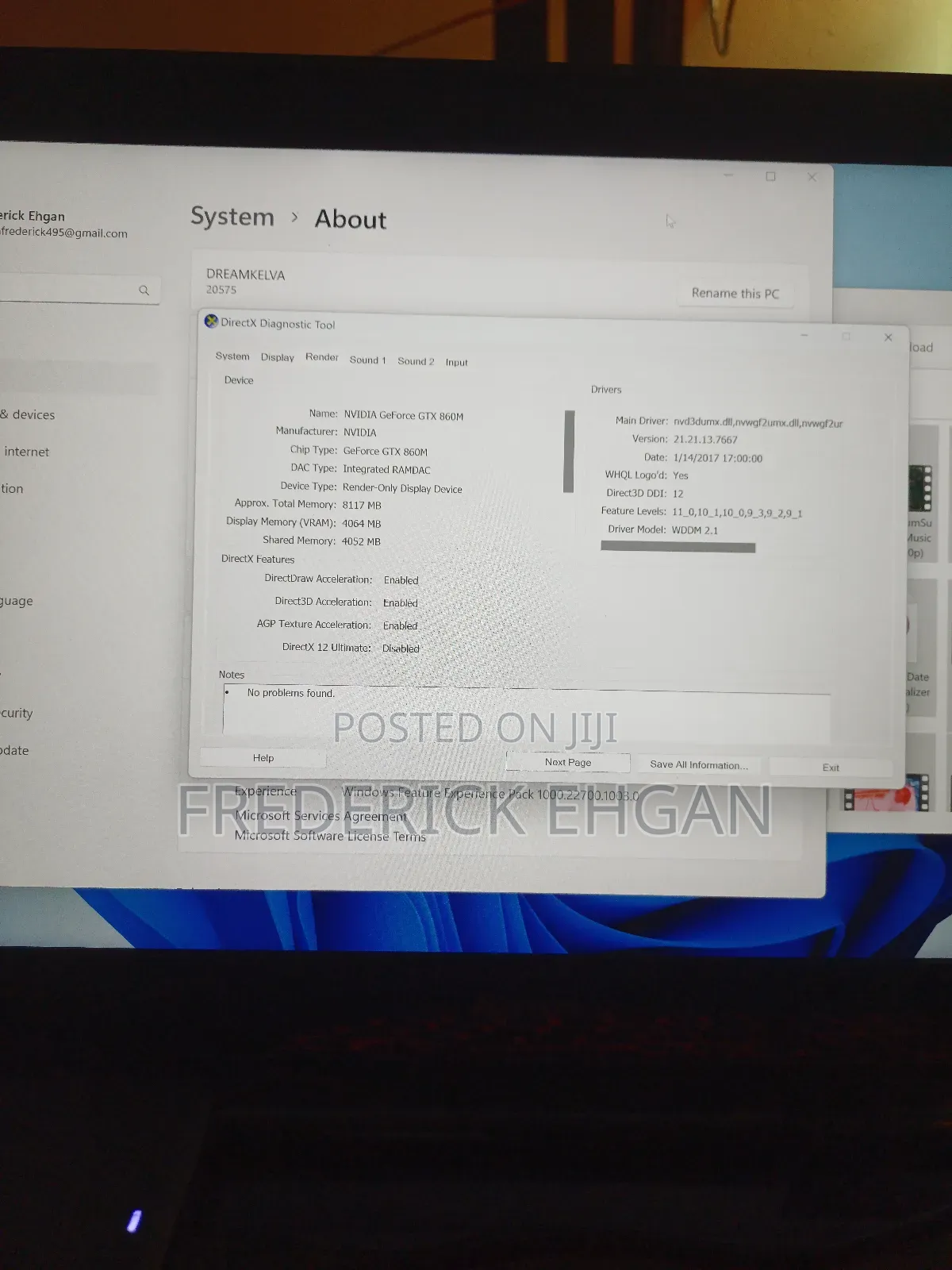 Laptop Lenovo Y50 8GB Intel Core i7 HDD 500GB