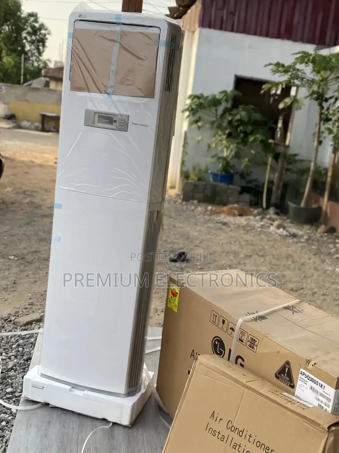 Lg 5.0hp Dual Sensing Inverter R410 Floor Stand Split Ac Ap-Q48lt3s1