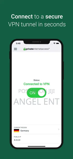 Pia VPN Available (Payment After Log in Accepted)